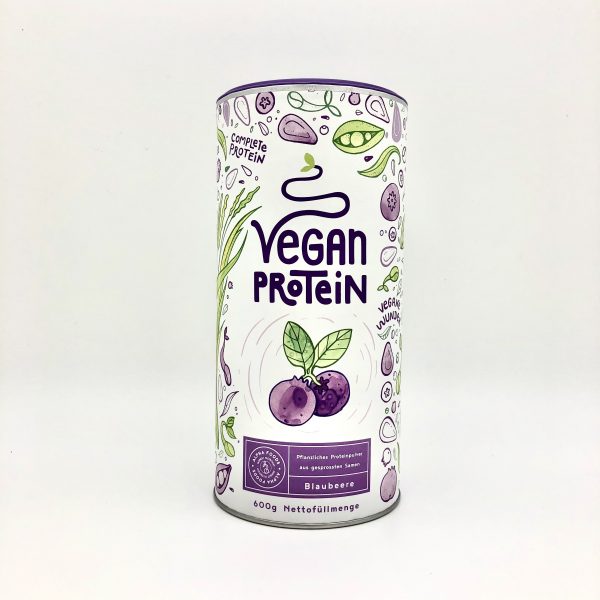 Vegan Protein Blaubeere